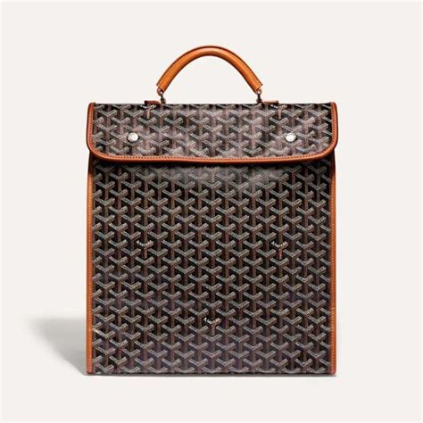 Goyard Saint Léger Backpack Brown .